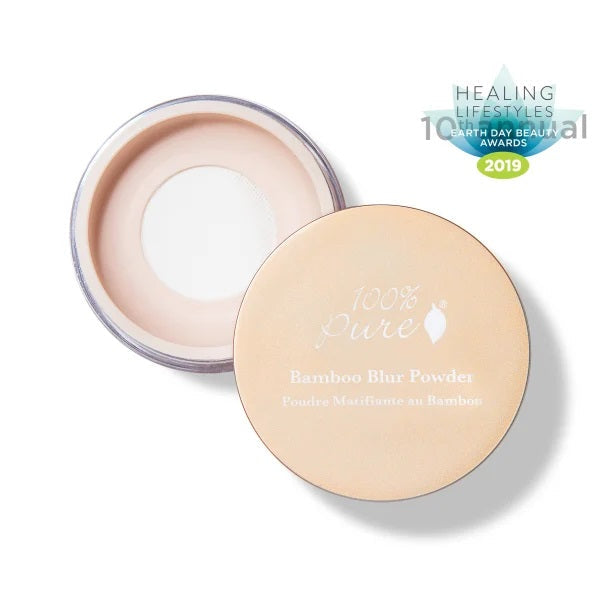 100 PURE  Bamboo Blur Powder translucent