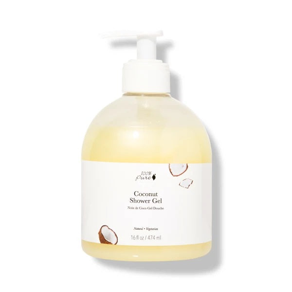 100 PURE Coconut Shower Gel 16 oz