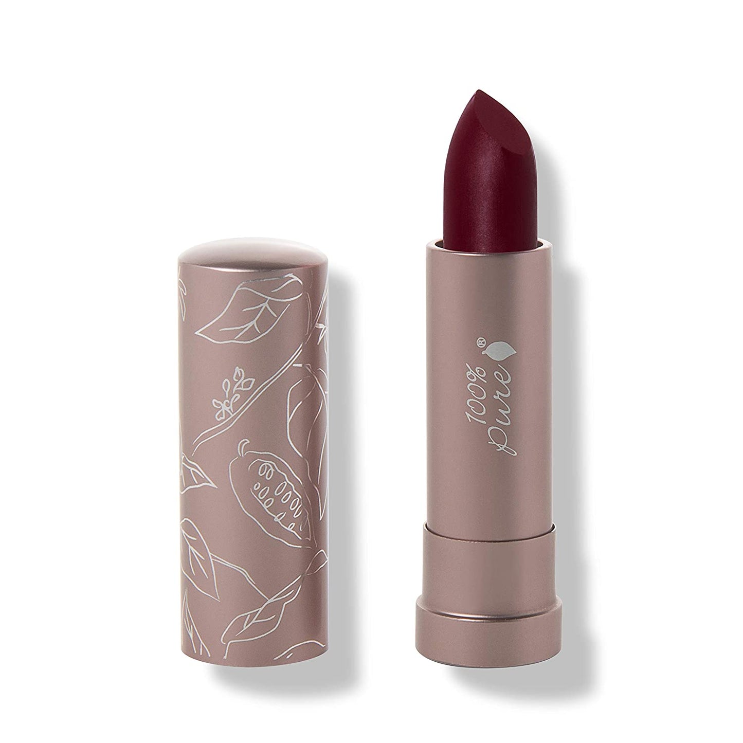 100 PURE Cocoa Butter Matte Lipstick blood aubergine