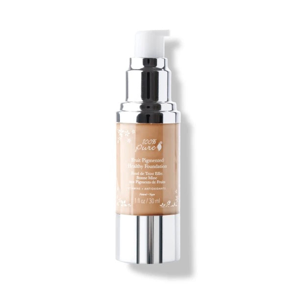 100 PURE Healthy Foundation golden peach