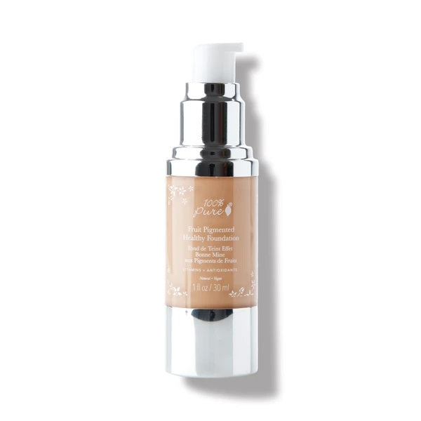 100 PURE Healthy Foundation peach bisque