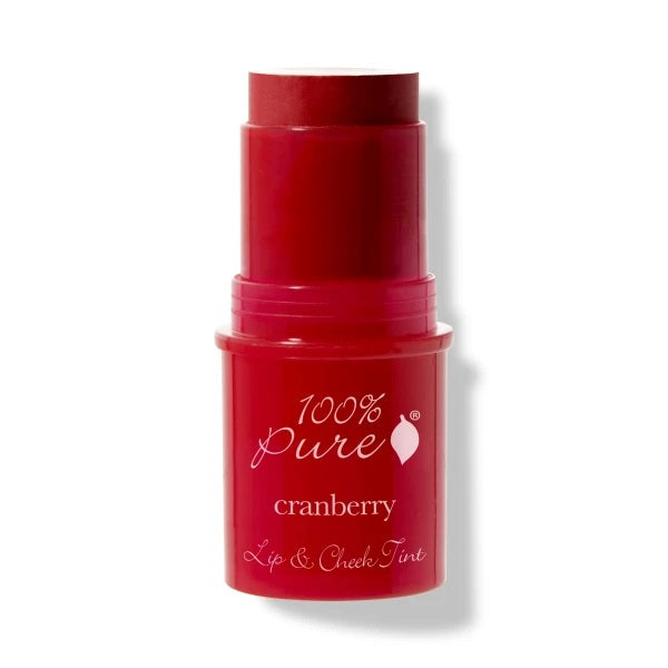 100 PURE  Lip Cheek Tint cranberry glow