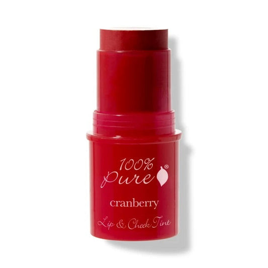 100 PURE  Lip Cheek Tint cranberry glow