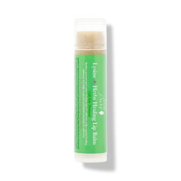 100 pure lip balm lysine herbs