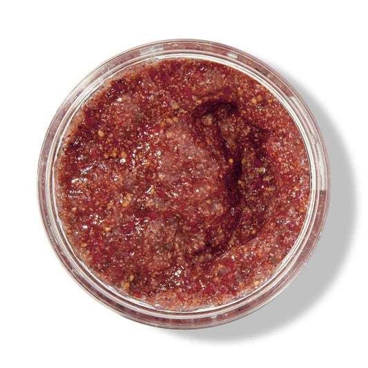 100% pure strawberry lemonade jelly scrub