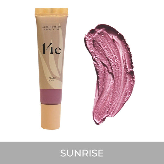 14e COSMETICS Aloe Nourish Cheek Lip sunrise