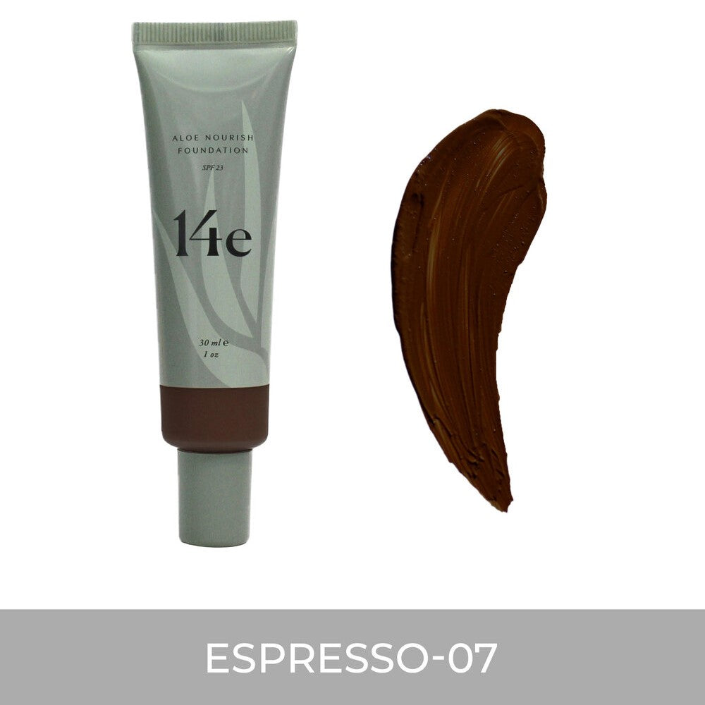 14e COSMETICS Aloe Nourish Foundation espresso