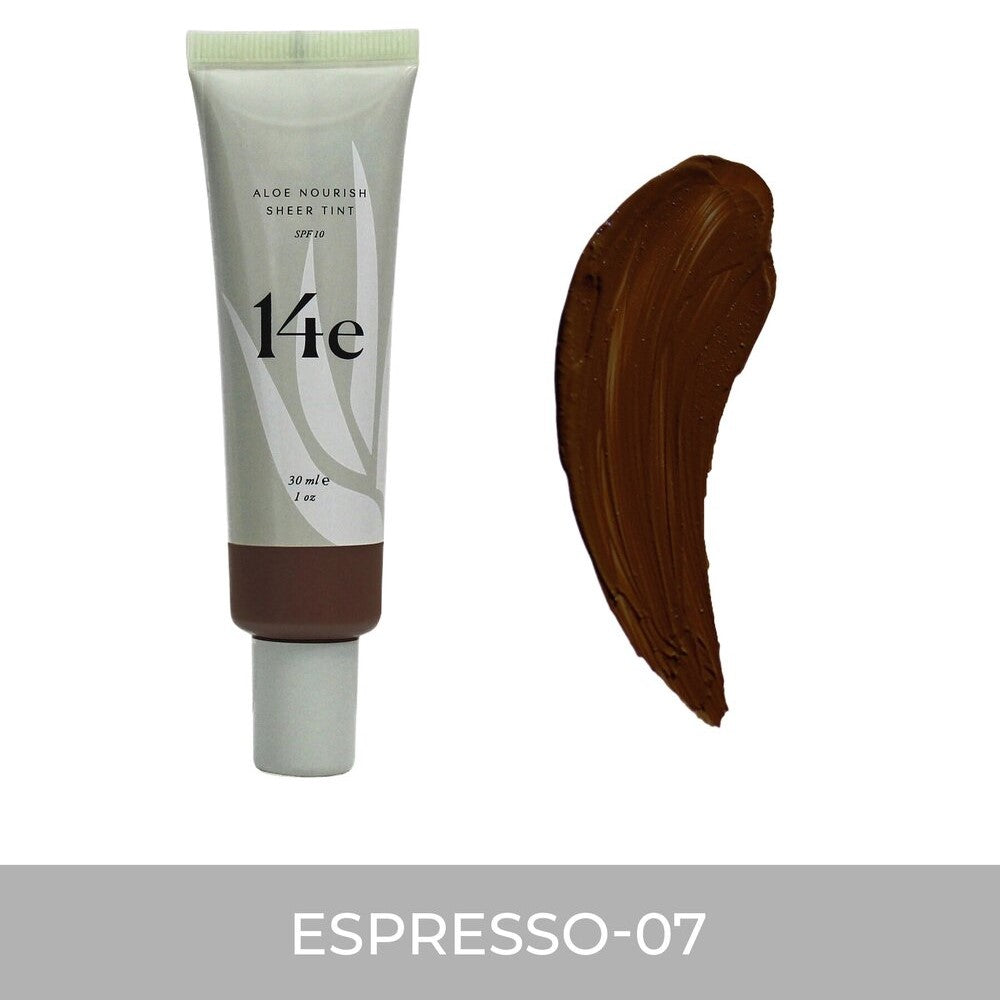 14e COSMETICS Aloe Nourish Sheer Tint espresso