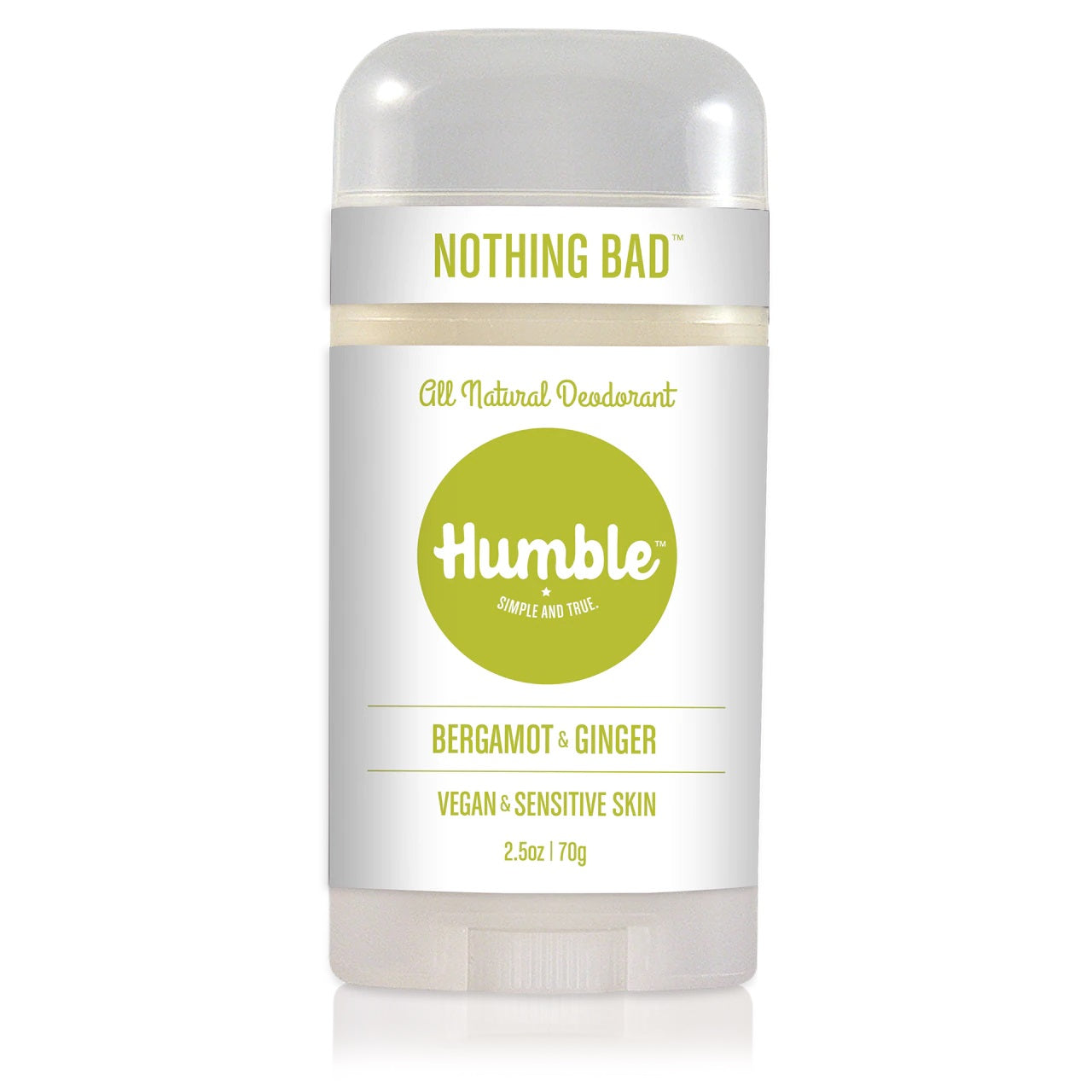 HUMBLE Sensitive Bergamot Ginger Deodorant Vegan 2.5