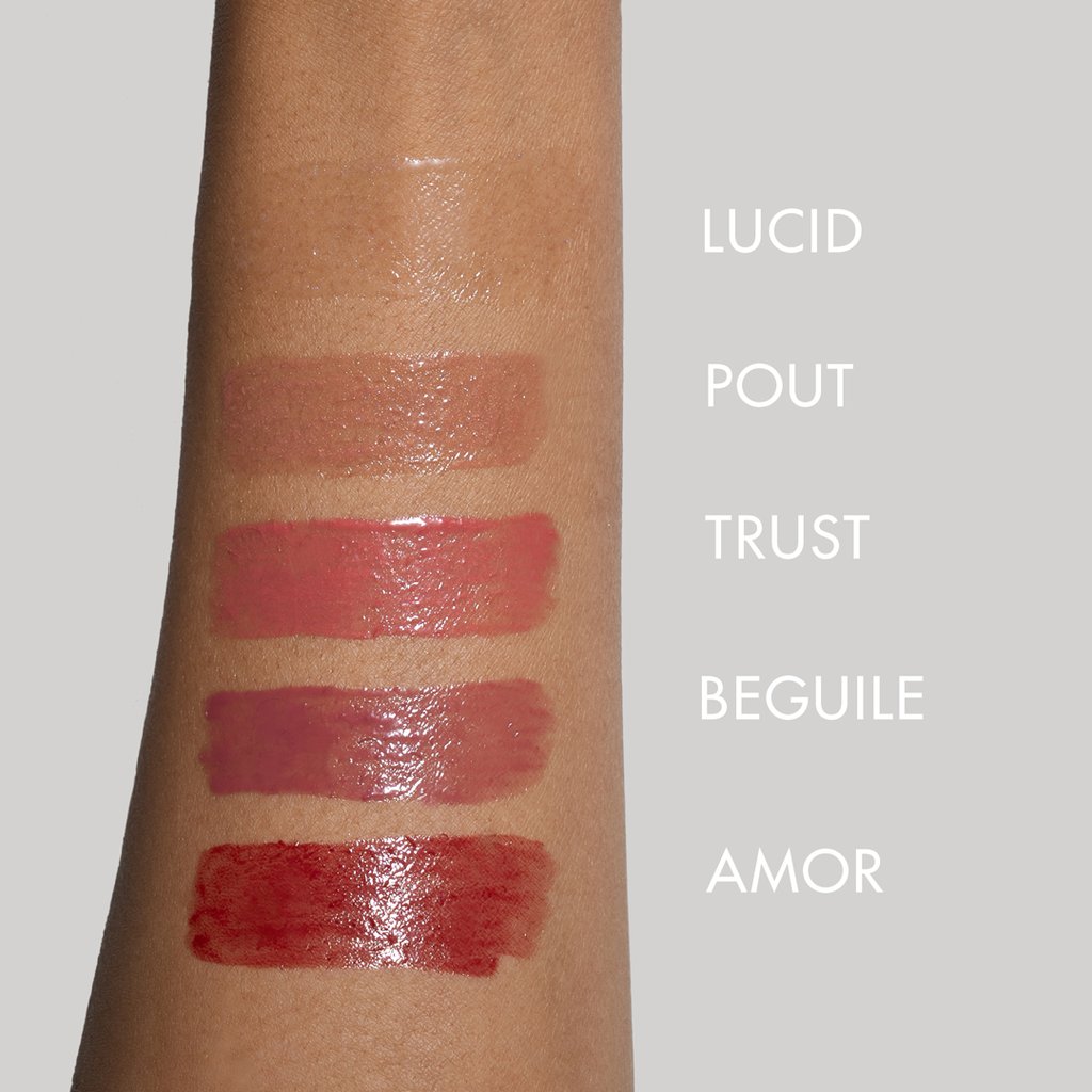 vapour elixir gloss lucid pout trust beguile amor