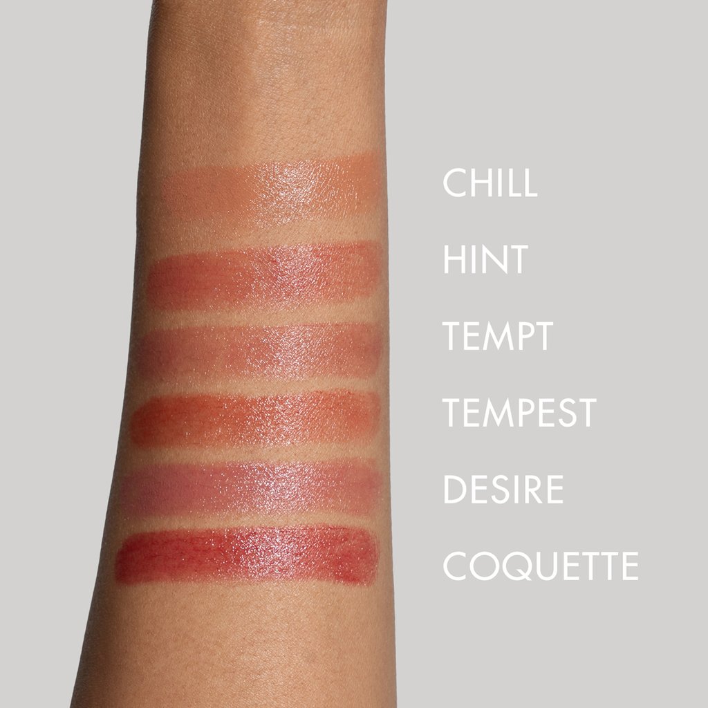 vapour lip nectar chill hint tempt tempest desire coquette