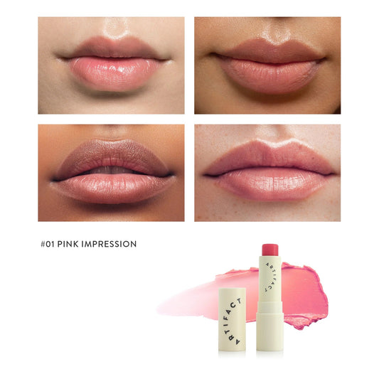 ARTIFACT Soft Sail Blurring Tinted Lip Balm #01 pink impression