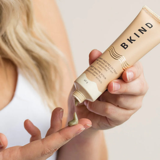 BKIND Moisturizing Facial Scrub with Fruit Enzyme Green Tea Extract