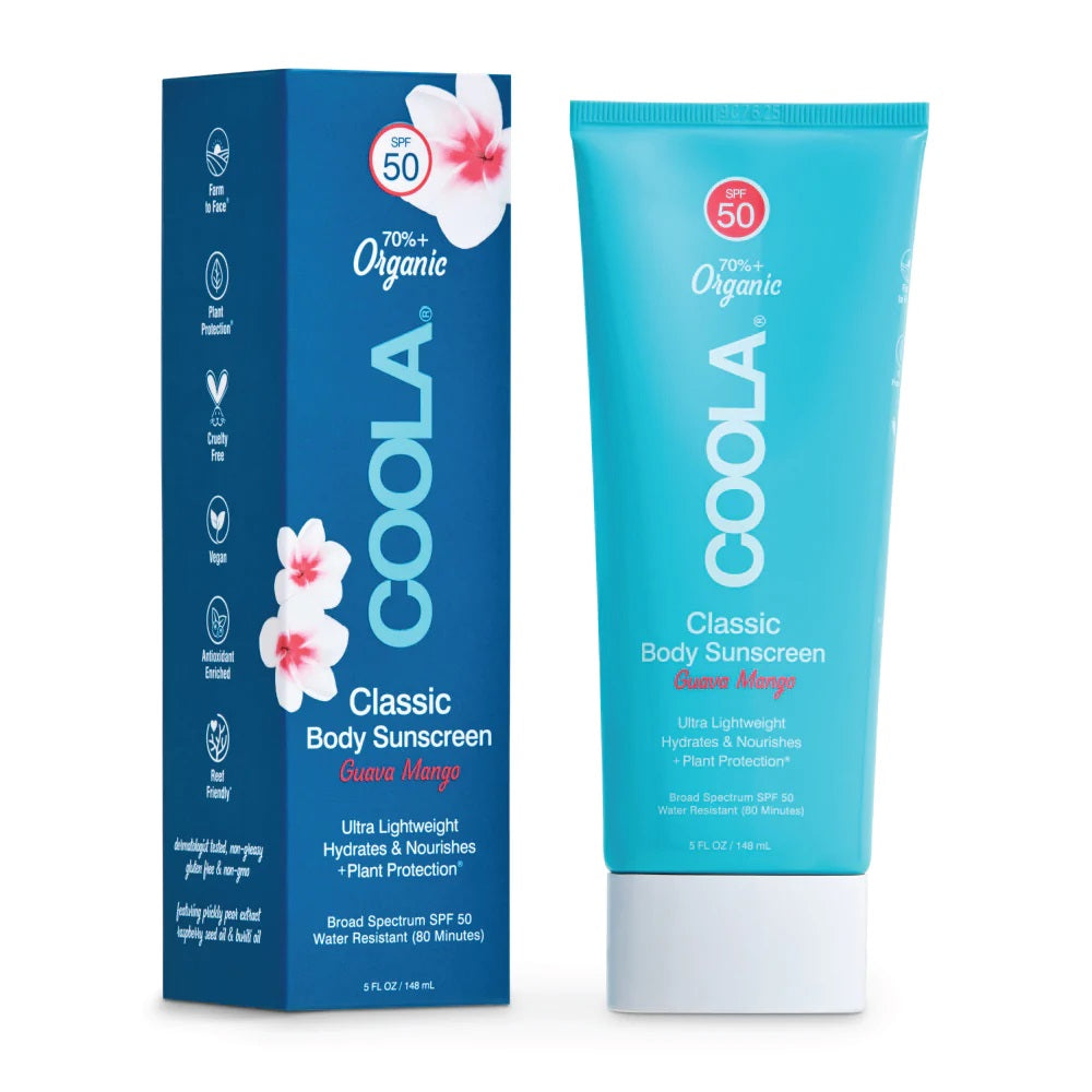 COOLA Classic Body Organic Sunscreen Lotion SPF 50 Guava Mango