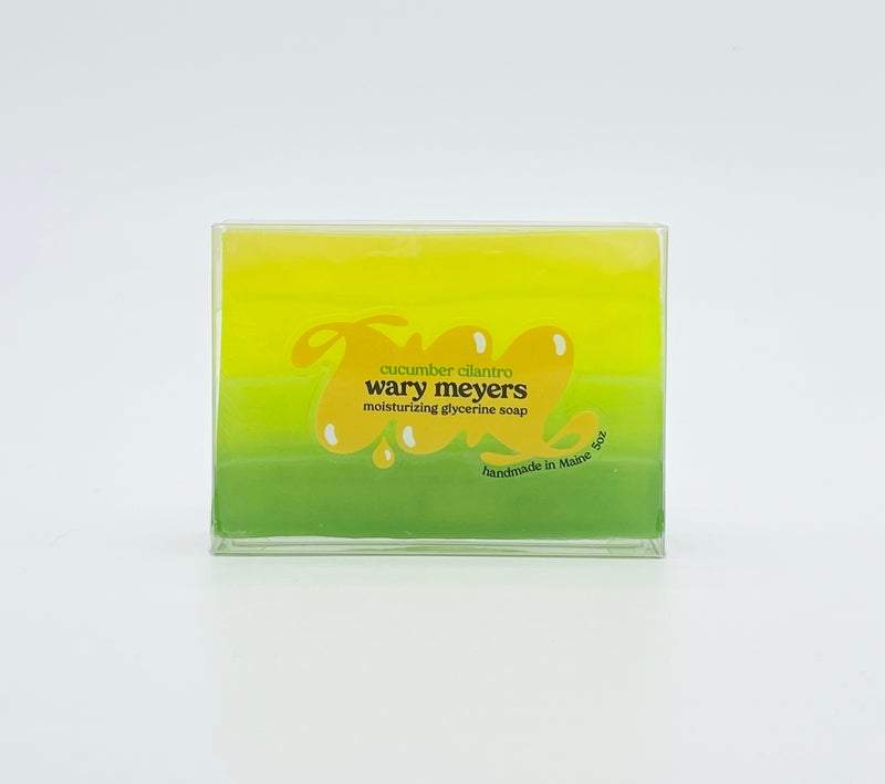 WARY MEYERS - Cucumber & Cilantro Glycerine Soap