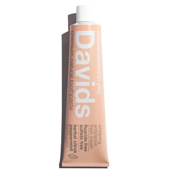 DAVIDS Premium Natural Toothpaste Herbal Citrus Peppermint