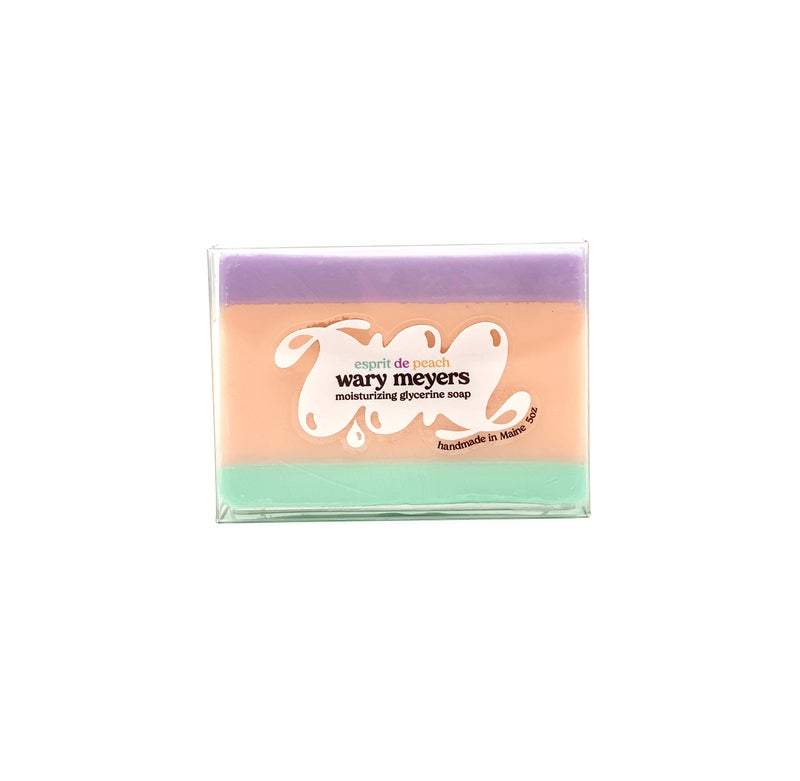 WARY MEYERS - "Esprit de Peach" Glycerine Soap