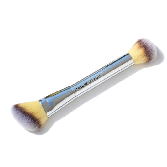 FITGLOW BEAUTY Teddy Double Cheek Brush