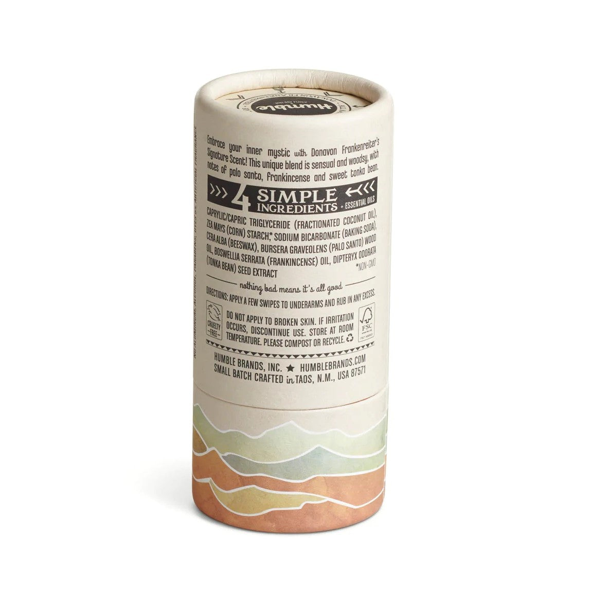 HUMBLE DEODORANT Palo Santo and Frankincense