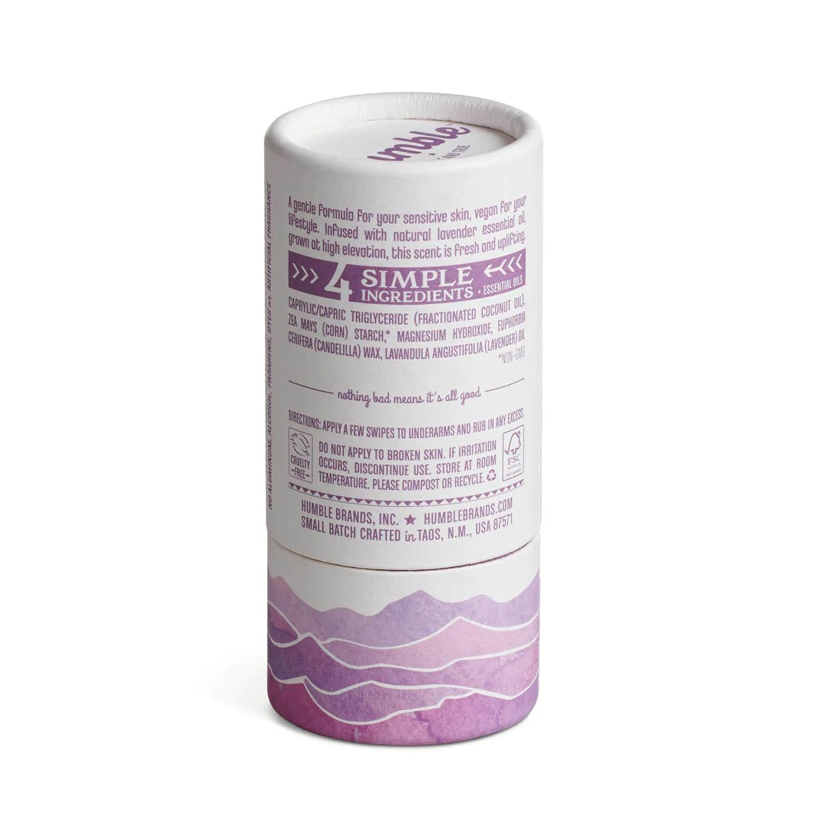 HUMBLE DEODORANT Vegan Mountain Lavender