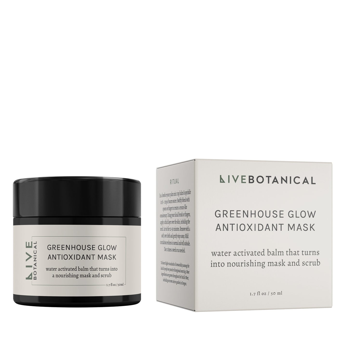 LIVE BOTANICAL Greenhouse Glow Antioxidant Mask full