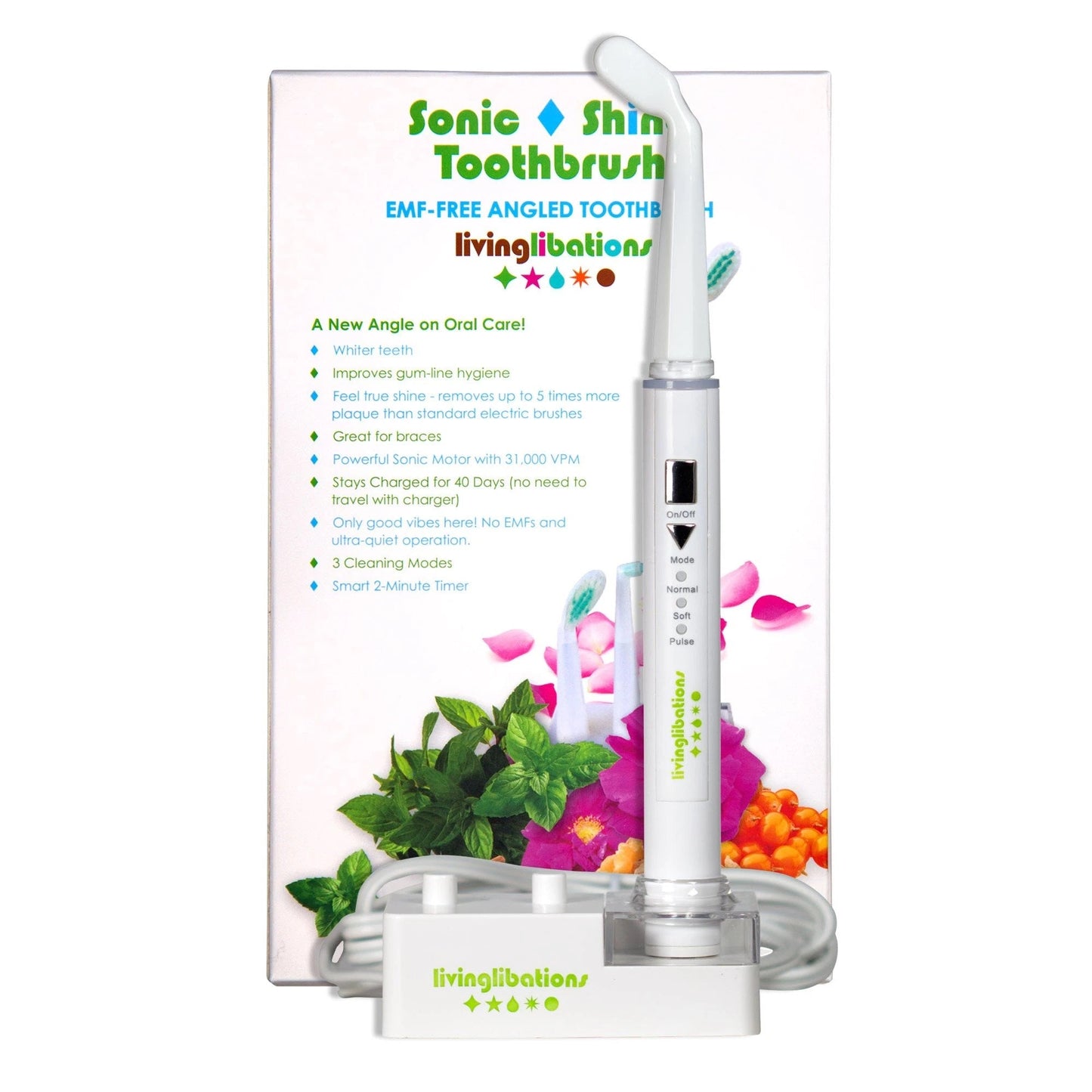 LIVING LIBATIONS Sonic Shine Toothbrush