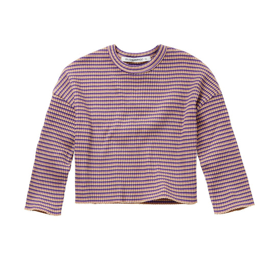 MINGO Cropped Top Stripe Acai ALWAYS SHOW