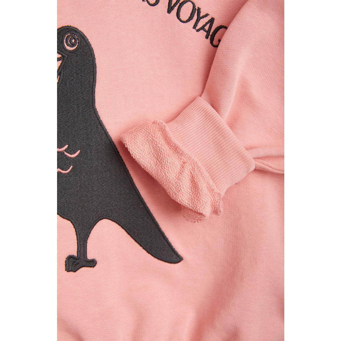 MINI RODINI Pigeon Embroidered Sweatshirt ALWAYS SHOW