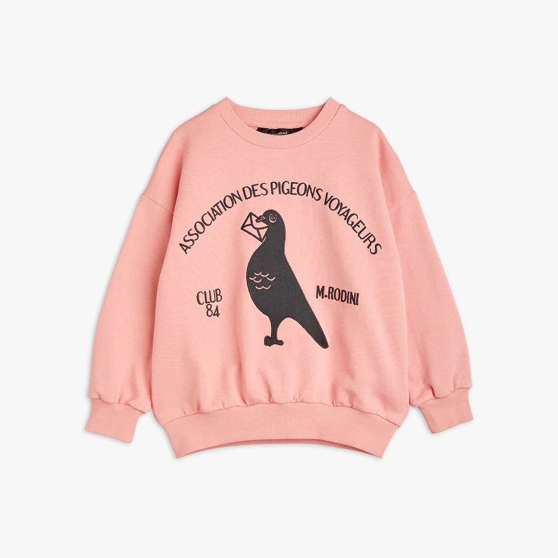 MINI RODINI Pigeon Embroidered Sweatshirt ALWAYS SHOW