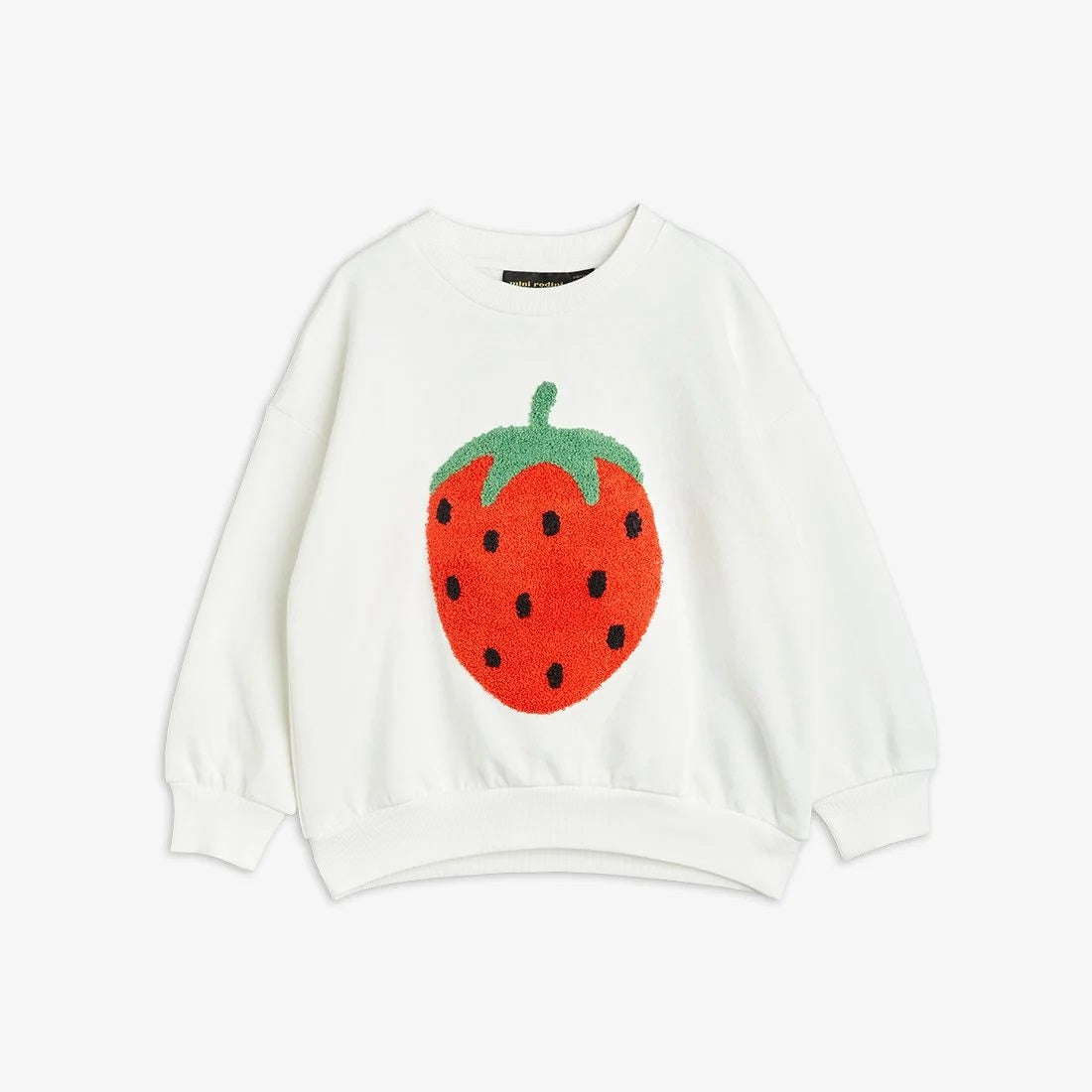 MINI RODINI Strawberry Embroidered Sweatshirt ALWAYS SHOW