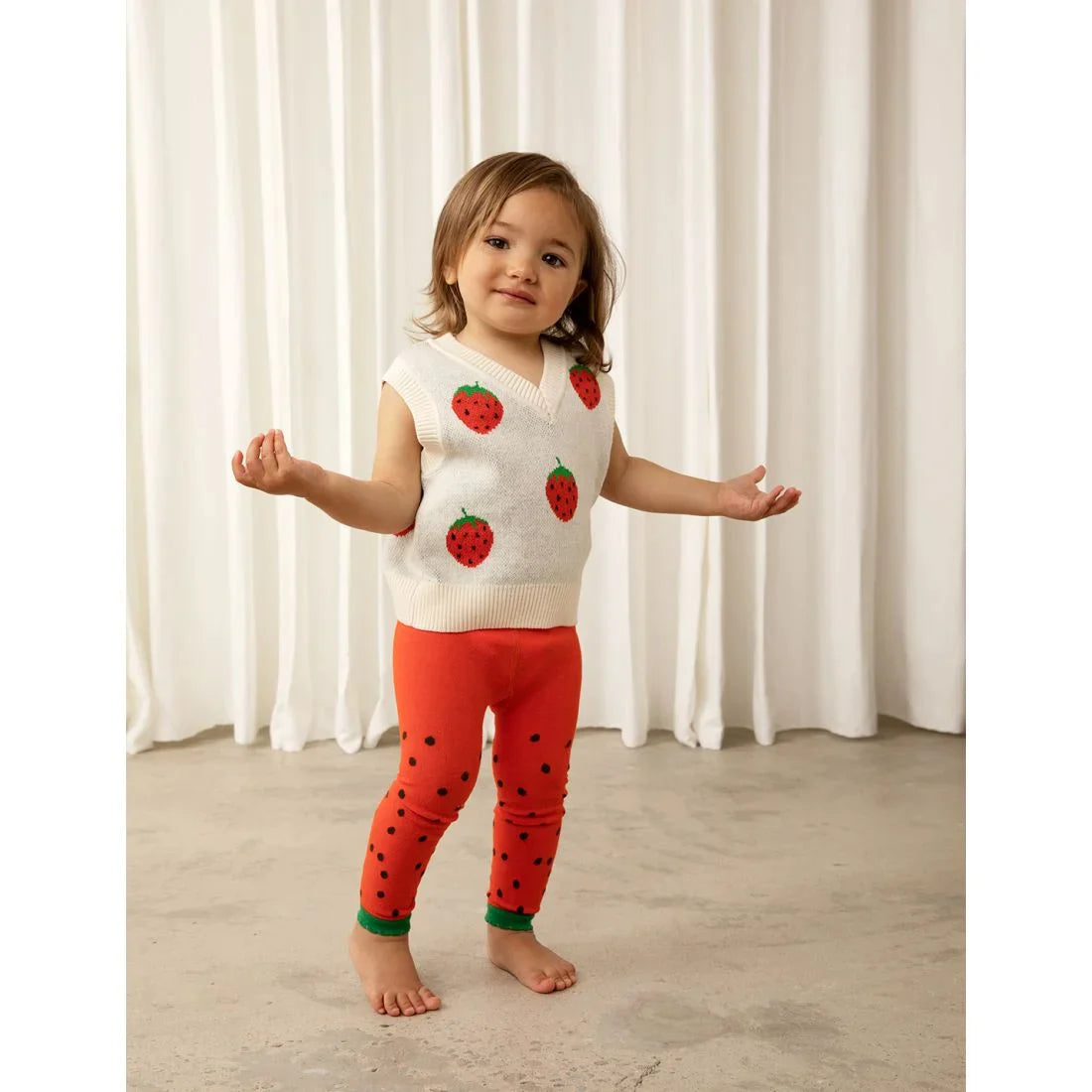 MINI RODINI Strawberry Tights ALWAYS SHOW