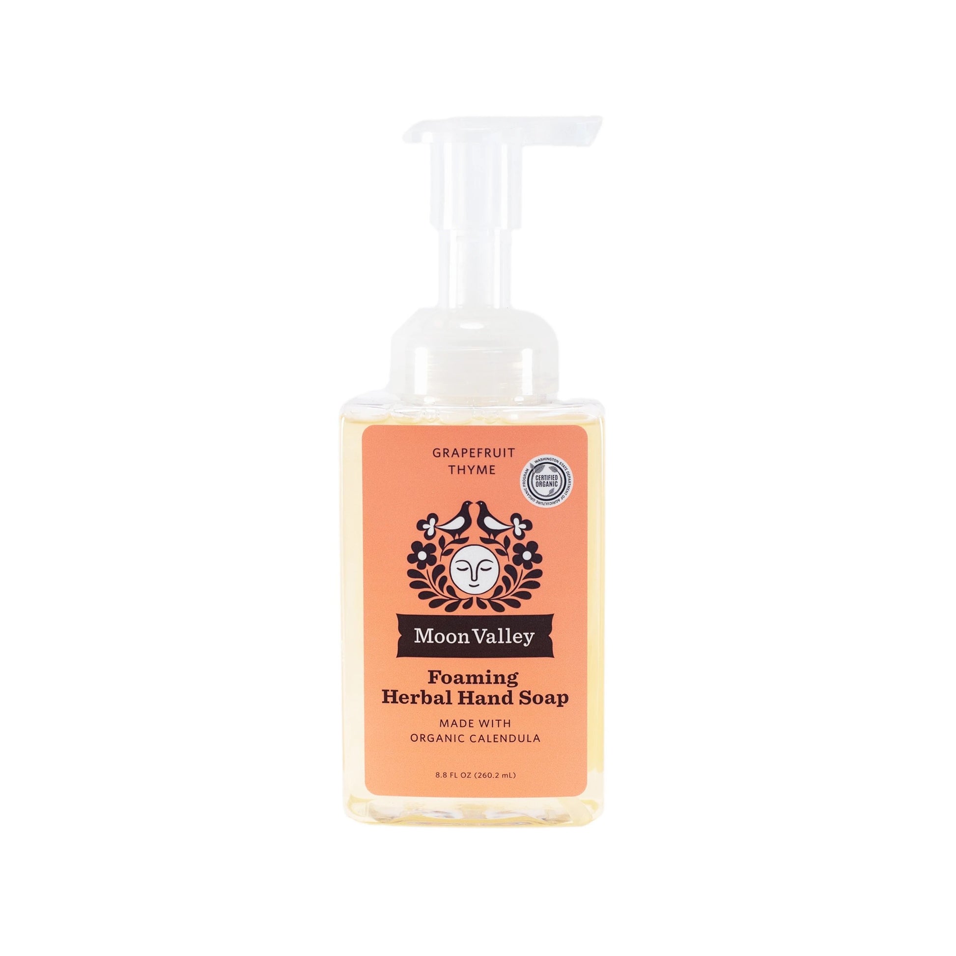 MOON VALLEY ORGANICS Grapefruit Thyme Foaming Herbal Hand Soap