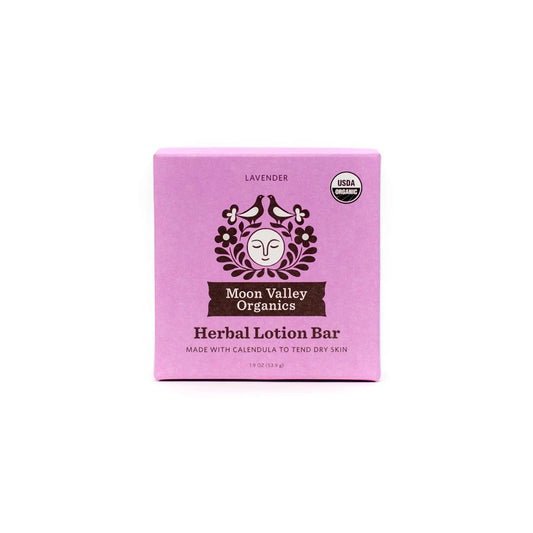 MOON VALLEY ORGANICS Lavender Herbal Lotion Bar