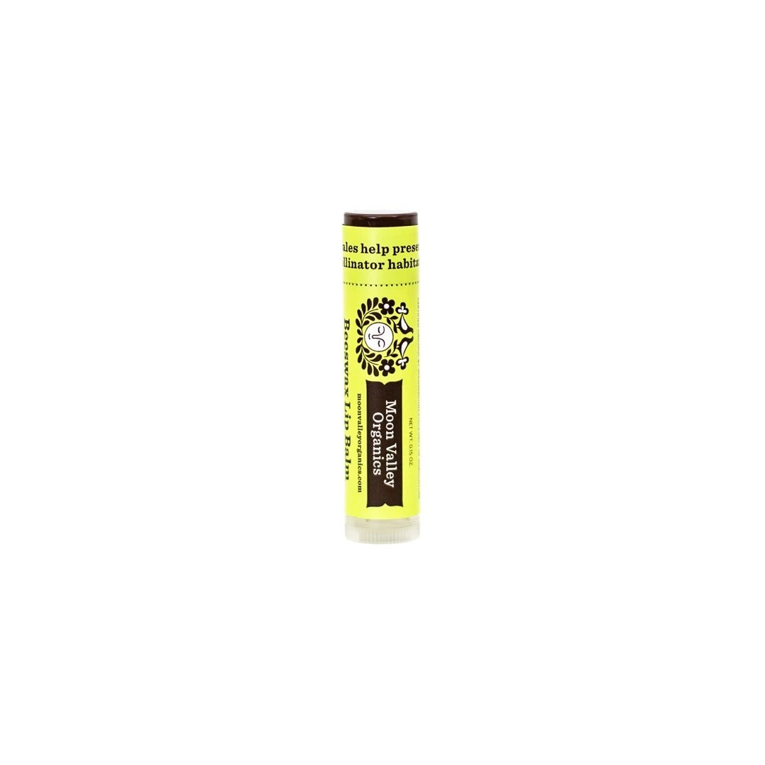 MOON VALLEY ORGANICS Tropical Coconut Lime Beeswax Lip Balm