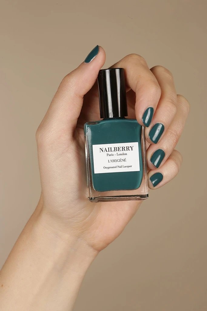 nailberry teal we meet again