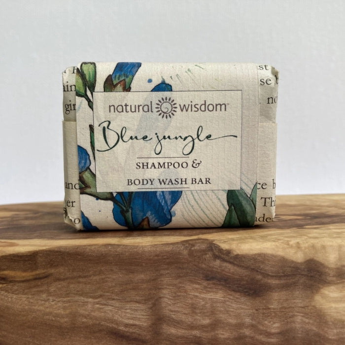 NATURAL WISDOM Blue Jungle Shampoo Body Wash Bar 120