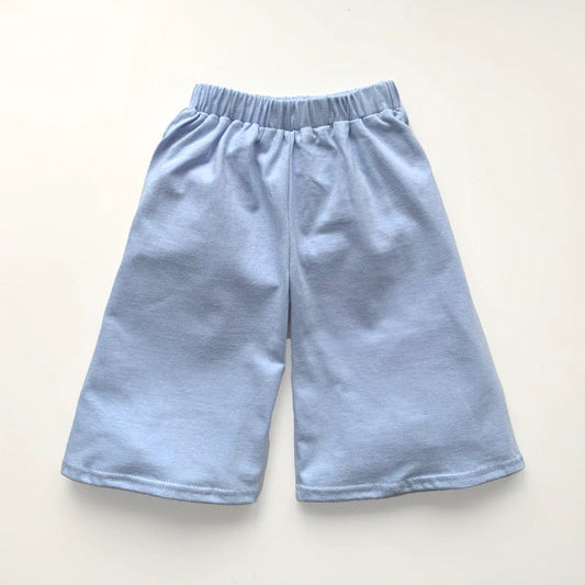 PROMISE ME EVERYTHING Culottes Solid Blue 2Y 4Y 6Y 8Y