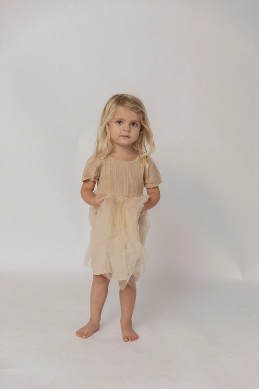 RAISED BY WATER Capri Dress Beige