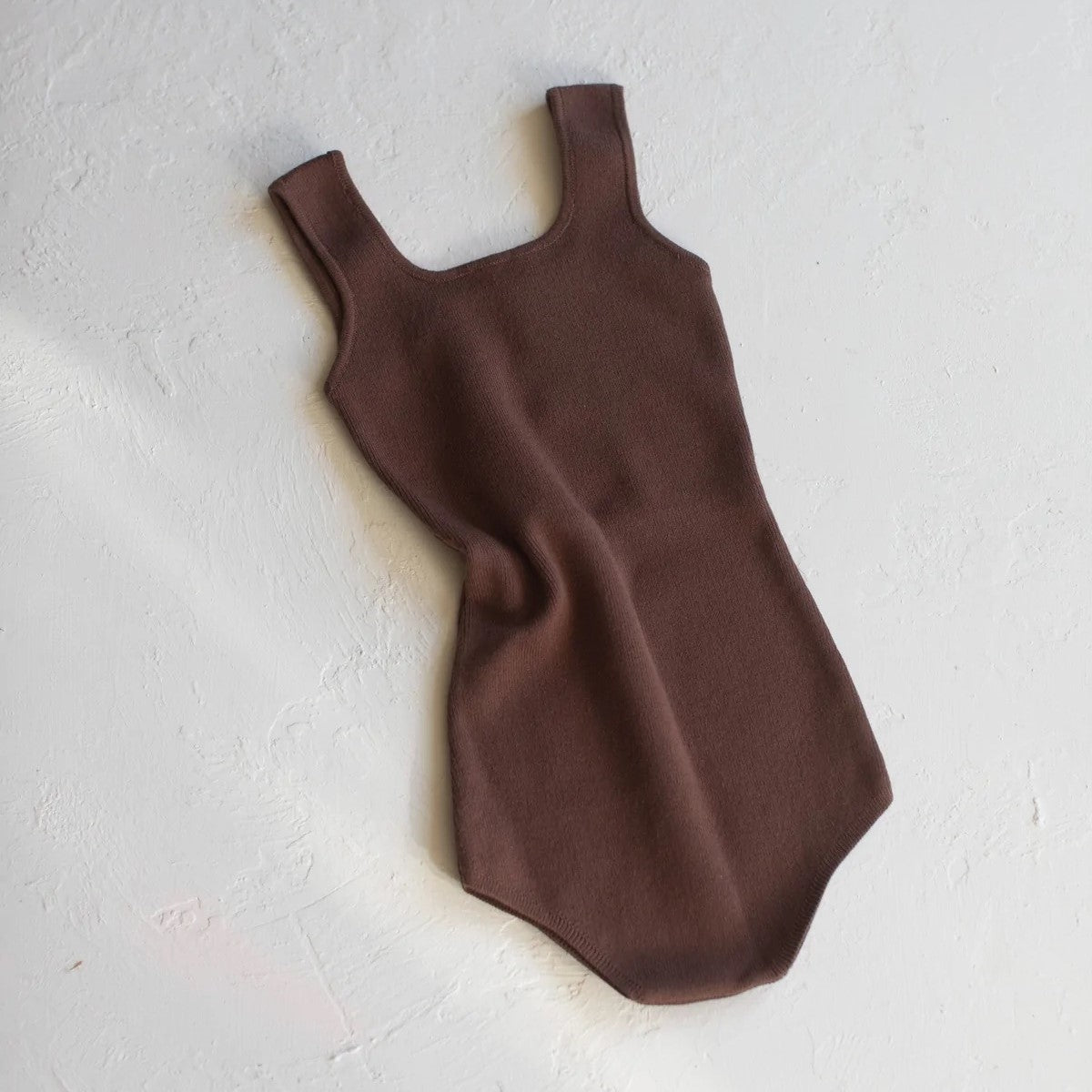 RAISED BY WATER Knit Bodysuit Espresso ALWAYS SHOW