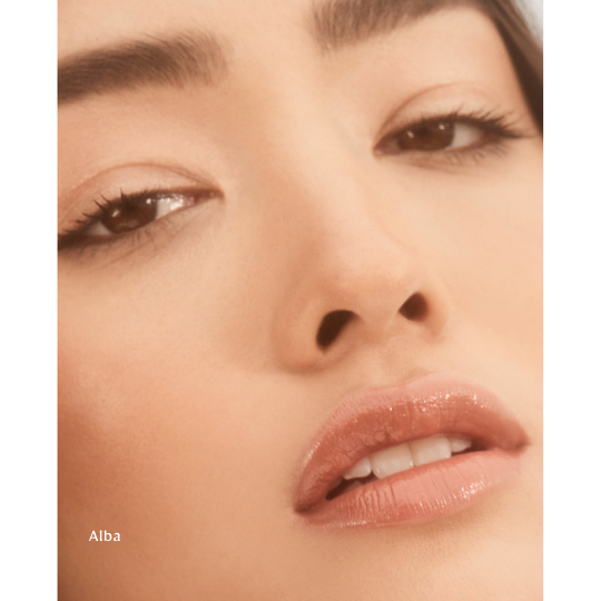 roen elixir tinted lip oil balm alba