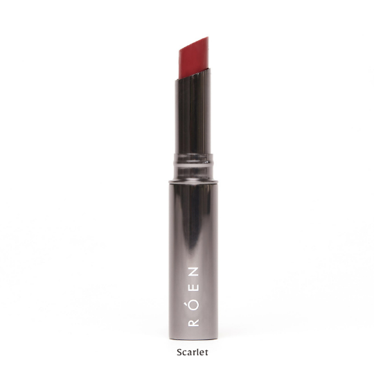 roen elixir tinted lip oil balm scarlet