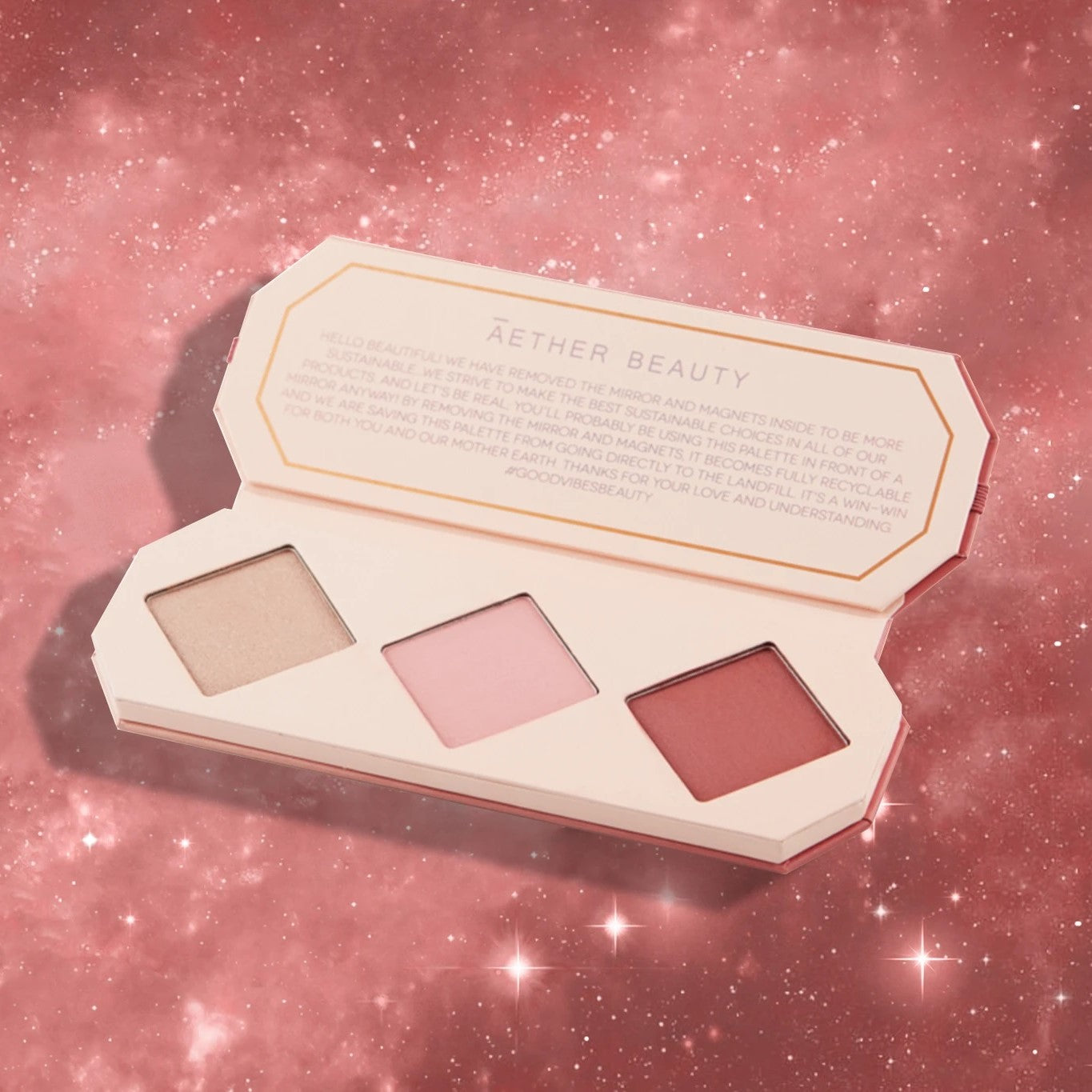 ATHR Beauty Crystal Charged Cheek Palette Ruby