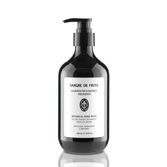 sangre de fruta botanical hand wash garden of earthly delights