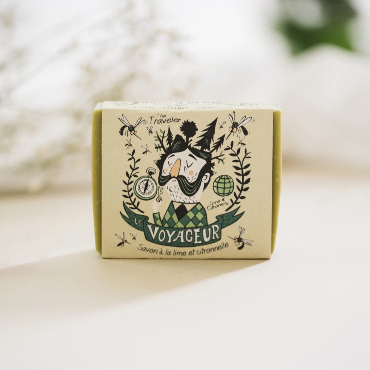 SAVONNERIE DES DILIGENCES - Le Voyageur - Savon lime et citronnelle