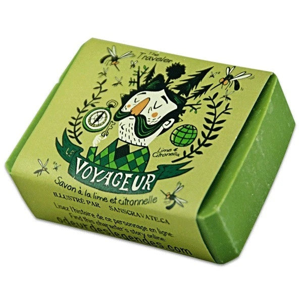 SAVONNERIE DES DILIGENCES - Le Voyageur - Savon lime et citronnelle