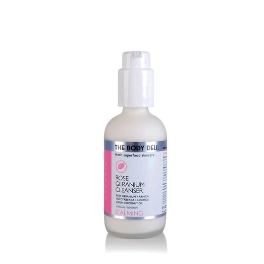 the body deli rose geranium cleanser full