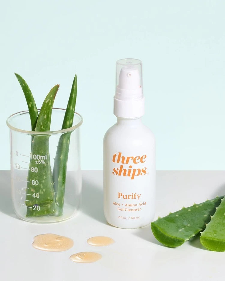 THREE SHIPS Purify Aloe Amino Acid Cleanser