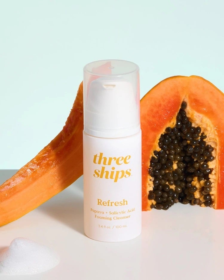 THREE SHIPS Refresh Papaya Salicylic Acid Cleanser