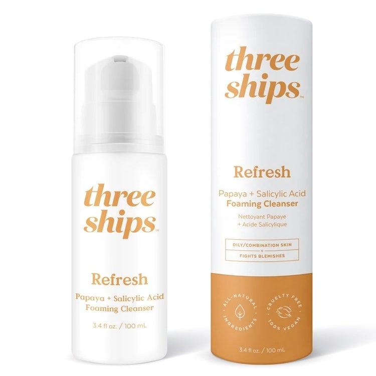 THREE SHIPS Refresh Papaya Salicylic Acid Cleanser