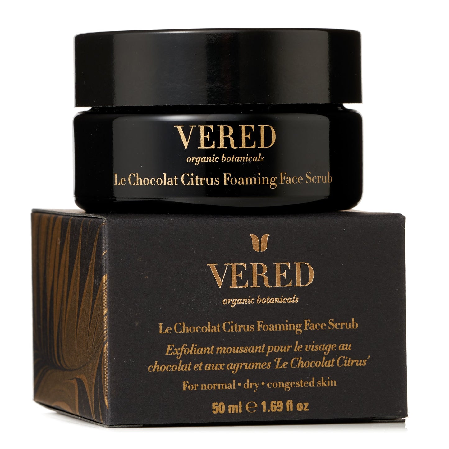 VERED Le Chocolat Citrus Foaming Face Scrub